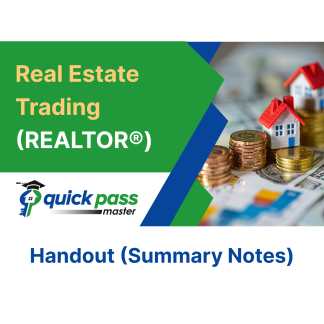 Real Estate Trading Handout (Summary Notes) for Standalone
