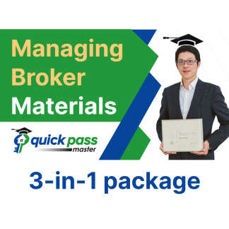 Managing Broker materials 3-in-1 package