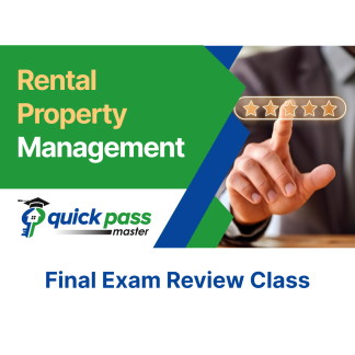 Rental Property Management Final Exam Review Class