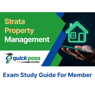Strata Property Management Exam Insider Guide For Members  (Purchased With a Course)