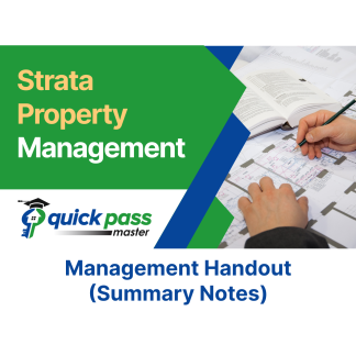 Strata Property Management Handout (Summary Notes) for Standalone