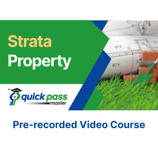 Strata Property Pre-recorded Video Course